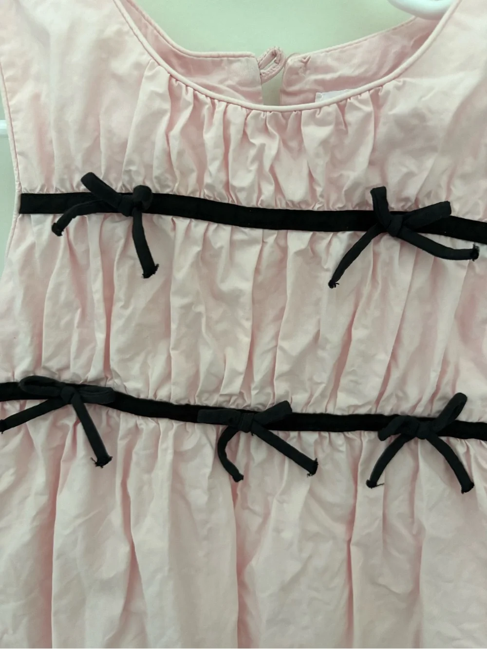 Zara Pink Dress with Contrasting Ties - Kids